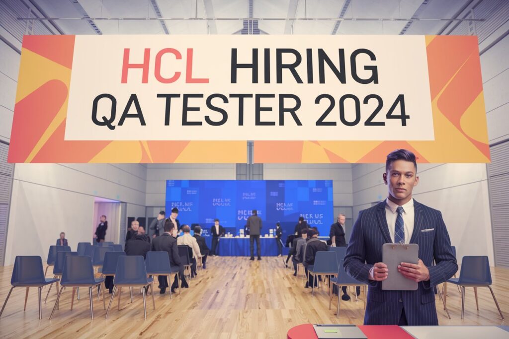 HCL Hiring QA Tester 2024