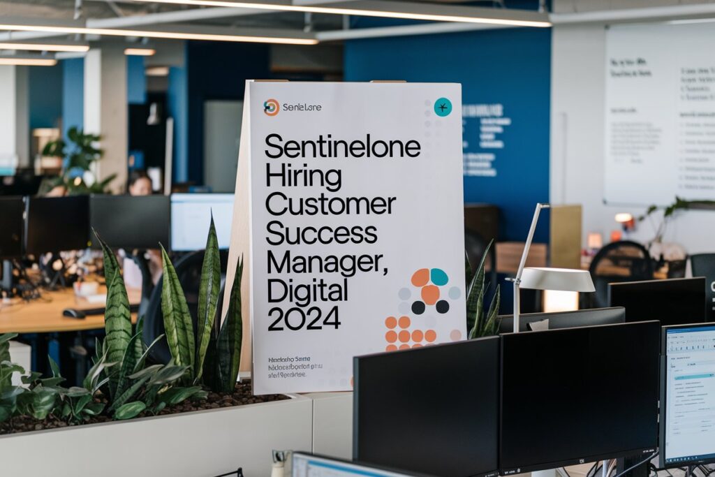 SentinelOne hiring Customer Success Manager, Digital 2024